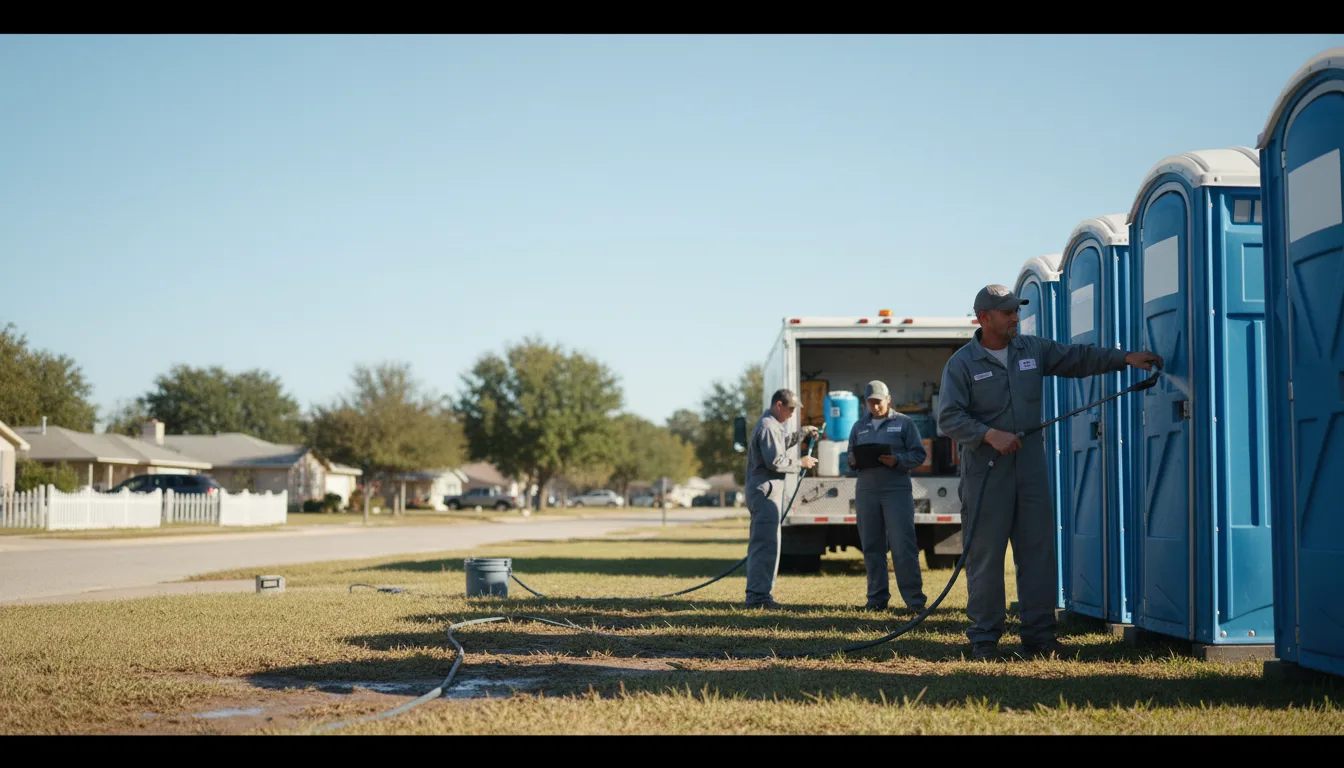 Long-Term Portable Toilet Rental in Leesburg, GA near me